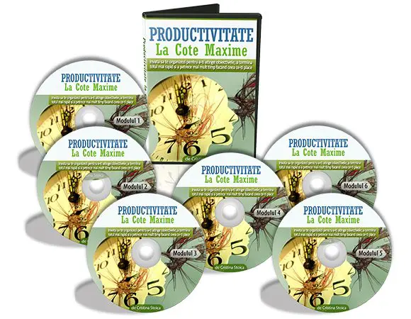 curs productivitate la cote maxime cd 6 module