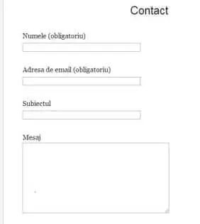 formular de contact formular de contact