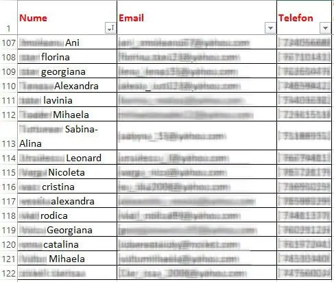 lista reprezentanti ladys inscrisi