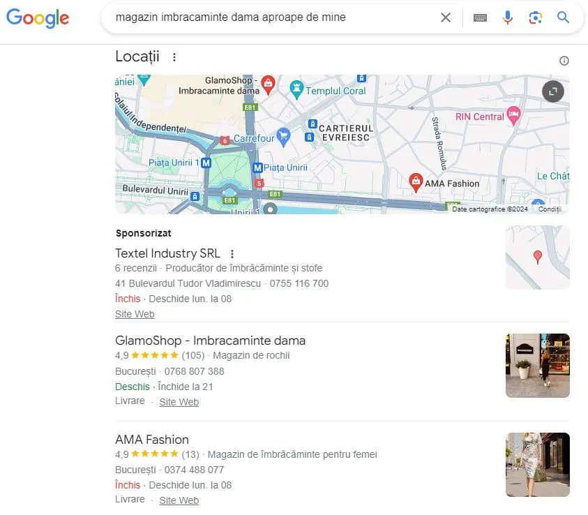 local seo brand de imbracaminte