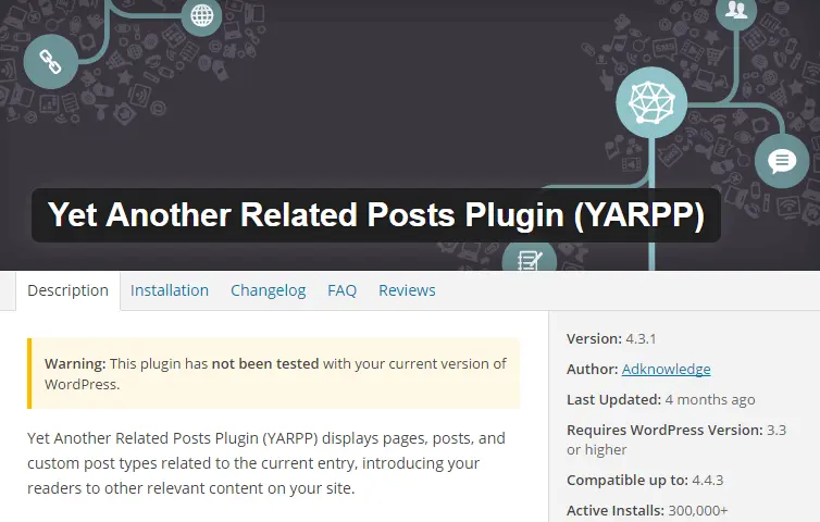 yet another related posts plugin